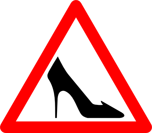 Shoe Traffic Sign