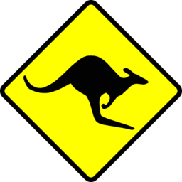 Caution Kangaroo