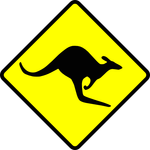 Caution Kangaroo