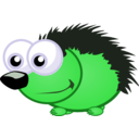 download Small Hedgehog clipart image with 90 hue color