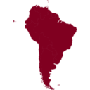 download South American Continent clipart image with 45 hue color