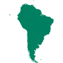 download South American Continent clipart image with 225 hue color