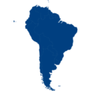 download South American Continent clipart image with 270 hue color