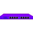 download Netgear Fs108p Switch clipart image with 45 hue color
