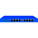 download Netgear Fs108p Switch clipart image with 0 hue color