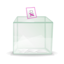 download Poll Box clipart image with 315 hue color