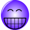 download Smiley clipart image with 225 hue color