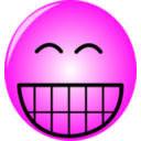 download Smiley clipart image with 270 hue color