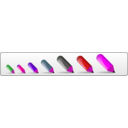 download Pencils clipart image with 270 hue color