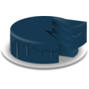 download Torta clipart image with 180 hue color