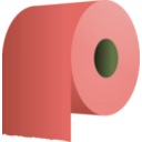 download Toilet Paper Roll clipart image with 45 hue color