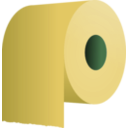 download Toilet Paper Roll clipart image with 90 hue color
