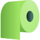 download Toilet Paper Roll clipart image with 135 hue color