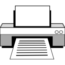 download Printer clipart image with 90 hue color