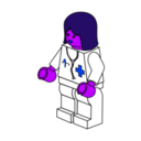download Lego Town Female Doctor clipart image with 225 hue color