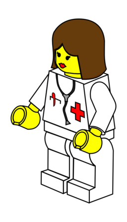 Lego Town Female Doctor