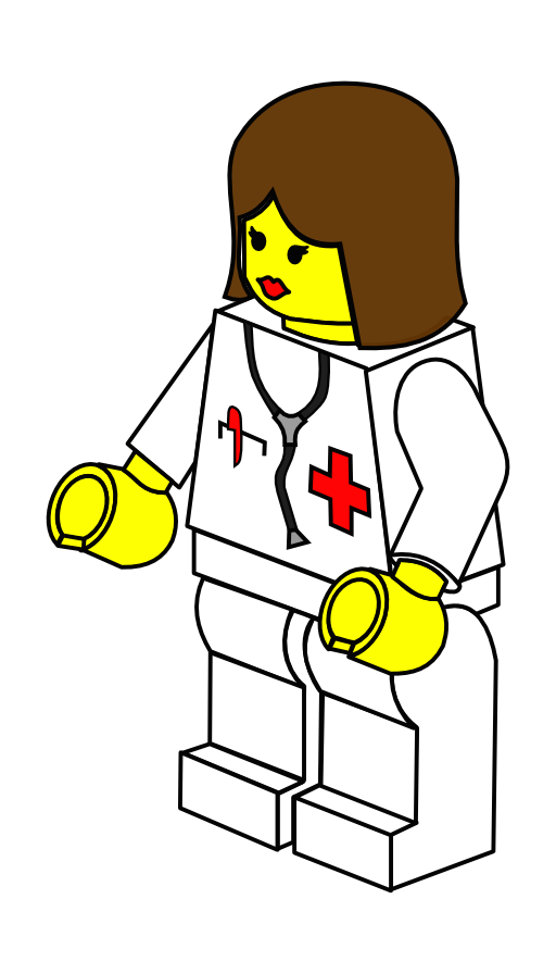 Lego Town Female Doctor