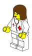 Lego Town Female Doctor