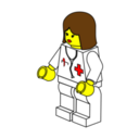 Lego Town Female Doctor