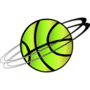 download Basketball Icon clipart image with 45 hue color