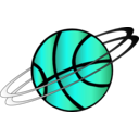 download Basketball Icon clipart image with 135 hue color