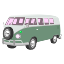 download Camper Van clipart image with 90 hue color