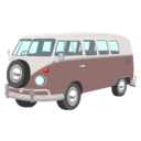 download Camper Van clipart image with 315 hue color