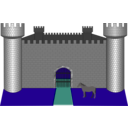 download Fortress Fantasy clipart image with 135 hue color
