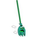 download Angry Broom clipart image with 135 hue color
