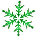 download Snowflake 1 Remix clipart image with 90 hue color