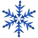 download Snowflake 1 Remix clipart image with 180 hue color