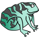 download Toad clipart image with 90 hue color