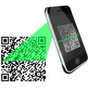 download Qr Scanner Red clipart image with 135 hue color