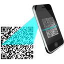 download Qr Scanner Red clipart image with 180 hue color
