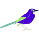 download Bird clipart image with 45 hue color