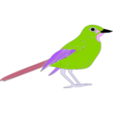 download Bird clipart image with 225 hue color