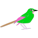 download Bird clipart image with 270 hue color