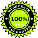 download Money Back Guarantee Sticker clipart image with 45 hue color