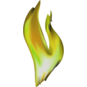 download Fire clipart image with 45 hue color