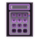 download Calculator clipart image with 225 hue color