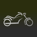 download Motorbike Icon clipart image with 225 hue color