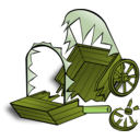 download Rpg Map Symbols Caravan Wreck clipart image with 45 hue color