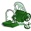 download Rpg Map Symbols Caravan Wreck clipart image with 90 hue color