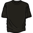 download T Shirt Black 01 clipart image with 45 hue color