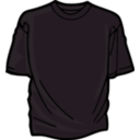 download T Shirt Black 01 clipart image with 315 hue color