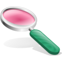 download Magnifying Glass clipart image with 135 hue color