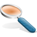 download Magnifying Glass clipart image with 180 hue color
