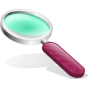 download Magnifying Glass clipart image with 315 hue color