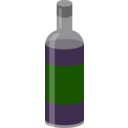 download A Bottle Of Wine clipart image with 270 hue color
