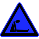 download Signs Hazard Warning clipart image with 180 hue color